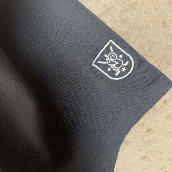 Redvanly Polo Shirt Mens Sz M Black Micro Square Performance Stretch Golf LOGO - Picture 4 of 8